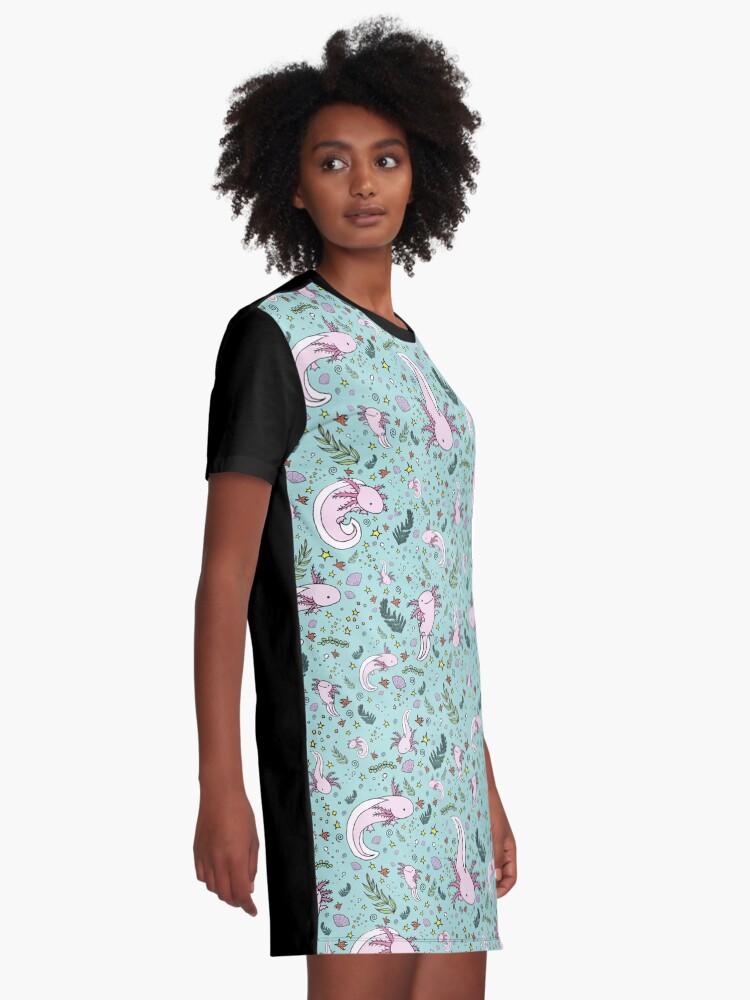 Alternate view of Axolotl Graphic T-Shirt Dress