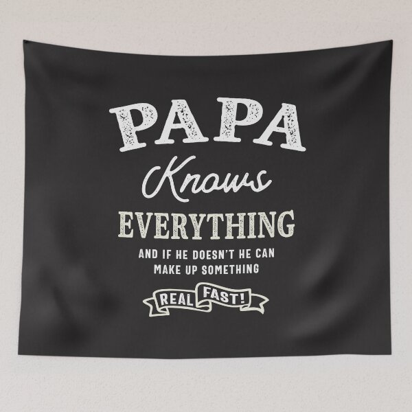 Item preview, Papa Knows Everything - Funny Fathers Day designed and sold by cidolopez.