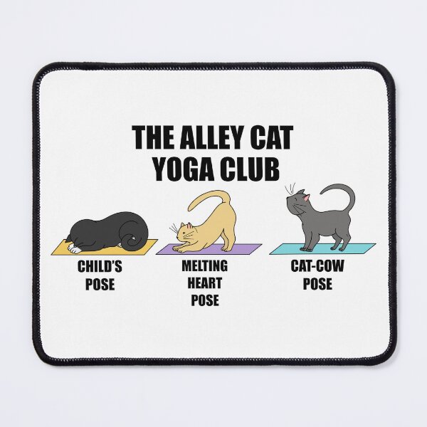 Item preview, The Alley Cat Yoga Club Cat Lover Yoga Design designed and sold by Gsallicat.