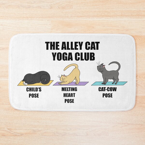Item preview, The Alley Cat Yoga Club Cat Lover Yoga Design designed and sold by Gsallicat.