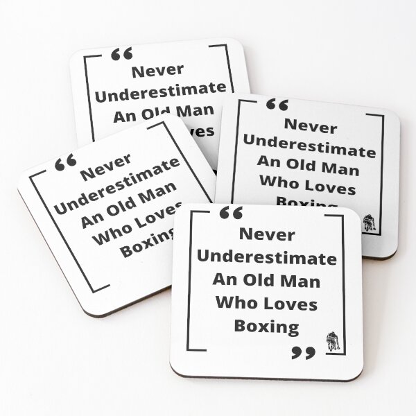 Item preview, never underestimate an old man who loves boxing . b designed and sold by yasarh.