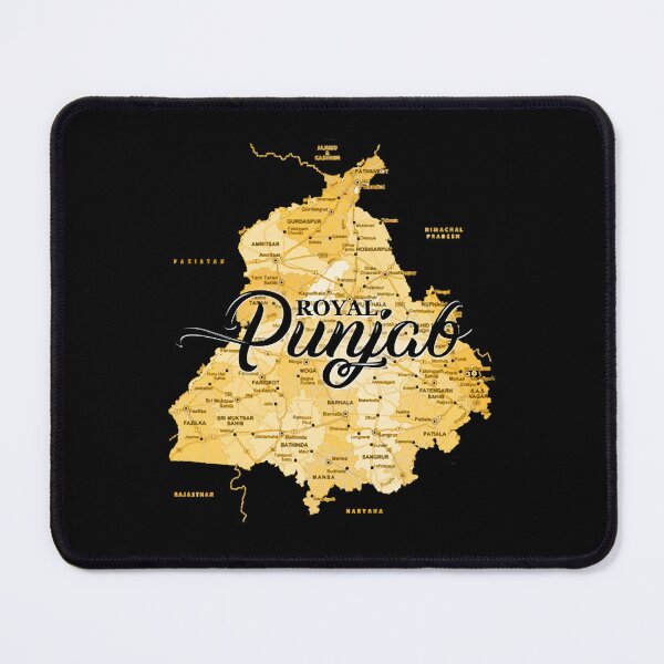 Item preview, Royal Punjab Map designed and sold by RobertPin54122.