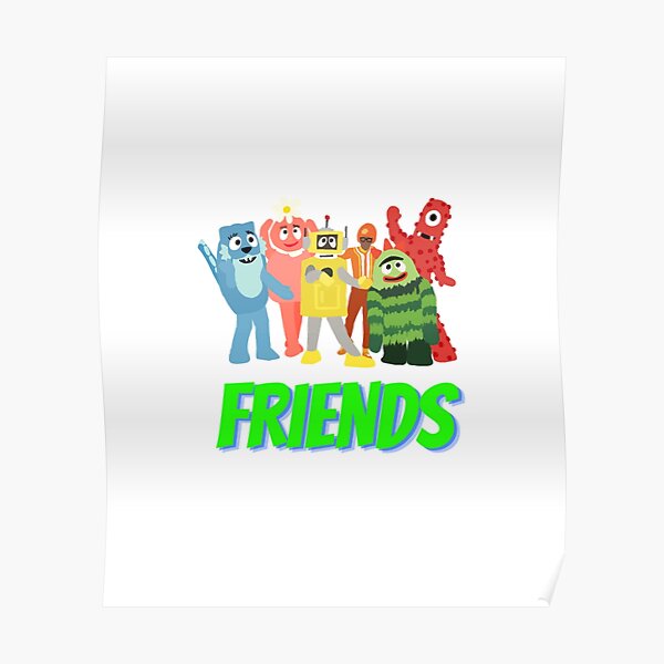 Yo Gabba Gabba Friends Poster For Sale By Yousseshop Redbubble 4302