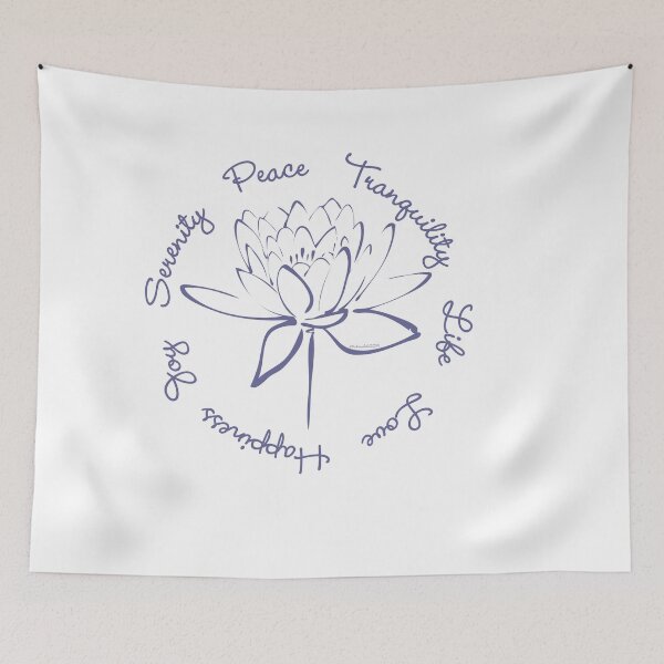 Item preview, Serenity Tranquility Lotus (Blue) designed and sold by Makanahele.