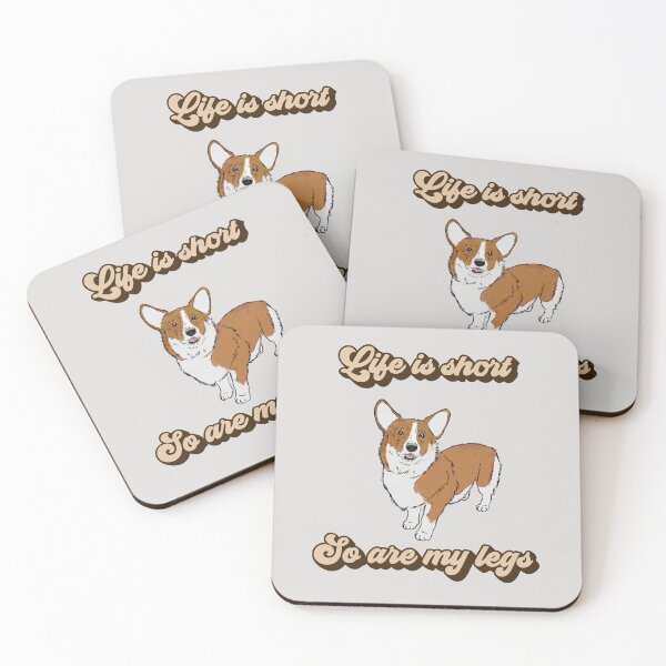 Item preview, Life is Short: Corgi  designed and sold by rmcbuckeye.