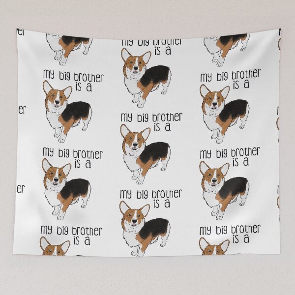 Item preview, My Big Brother: Tri Color Corgi  designed and sold by rmcbuckeye.