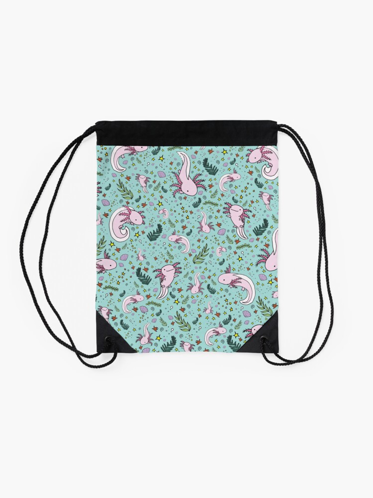 Alternate view of Axolotl Drawstring Bag