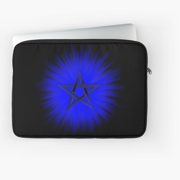 Vista previa del artículo con la obra «Pentagrama estrella azul», diseñado y vendido por Jmgold87.
