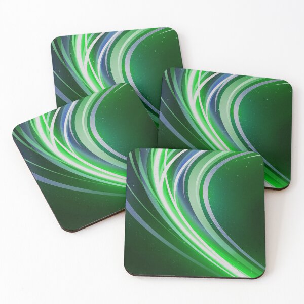 Item preview, Abstract Strips Art Green  designed and sold by Tshirtstory.