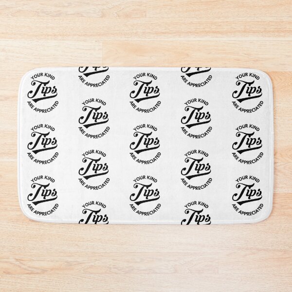 Item preview, Your Kind Tips Are Appreciated Sticker White Font | Customer Service Appreciation designed and sold by deliverylife.