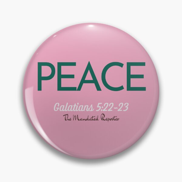 Item preview, The Fruit of The Spirit Peace - Pink and Green designed and sold by TheReporter1.
