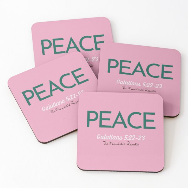 Item preview, The Fruit of The Spirit Peace - Pink and Green designed and sold by TheReporter1.