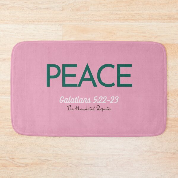 Item preview, The Fruit of The Spirit Peace - Pink and Green designed and sold by TheReporter1.
