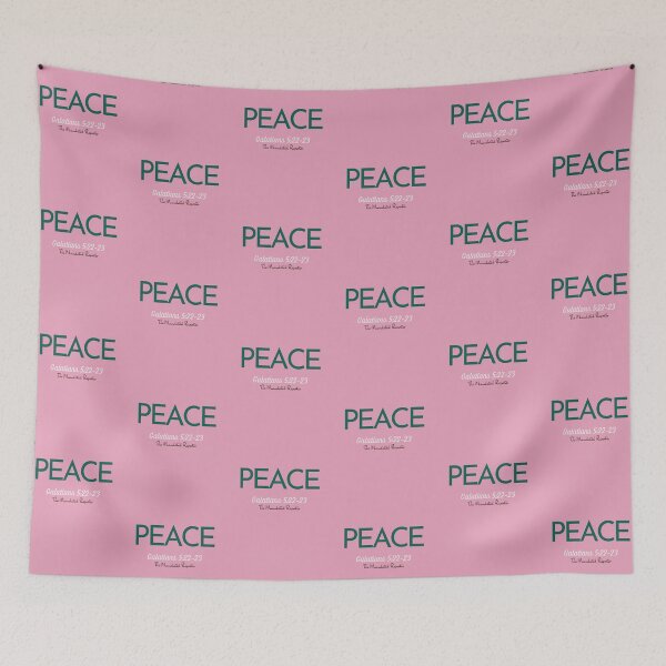 Item preview, The Fruit of The Spirit Peace - Pink and Green designed and sold by TheReporter1.