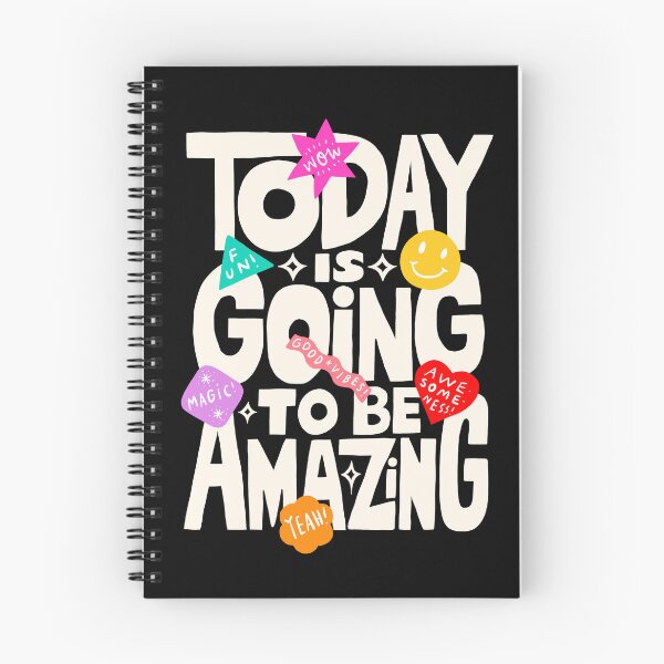 Item preview, Today Is Going To Be Amazing! {Black Version} designed and sold by TheLoveShop.