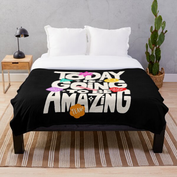 Item preview, Today Is Going To Be Amazing! {Black Version} designed and sold by TheLoveShop.