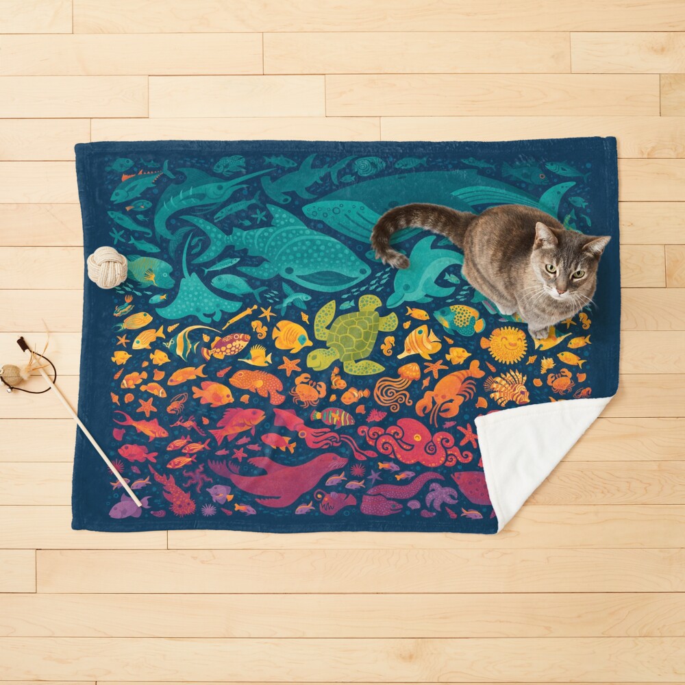 Aquatic Spectrum 2 Pet Blanket