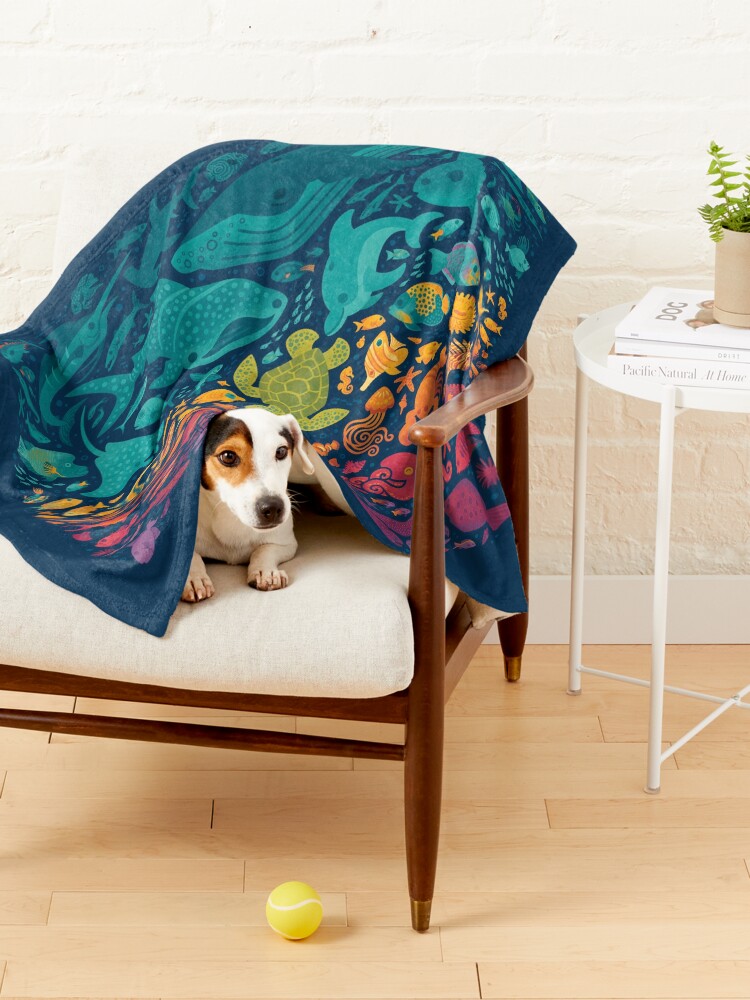 Alternate view of Aquatic Spectrum 2 Pet Blanket