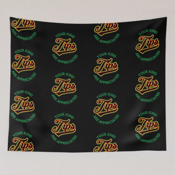 Item preview, Your Kind Tips Are Appreciated Sticker Green x Yellow x Red Font | Customer Service Appreciation designed and sold by deliverylife.