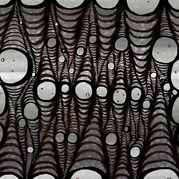 Artwork thumbnail, Abstract Circles Chrome by BlazeraptorGirl