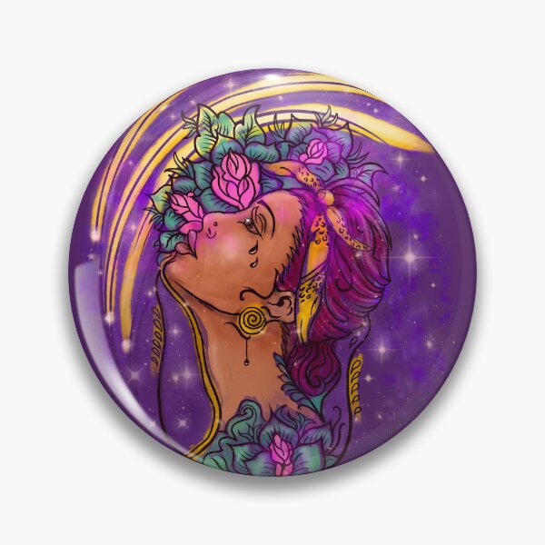 Artikelvorschau, Frauen StarGazing Aufkleber entworfen und verkauft von sunnthreads.