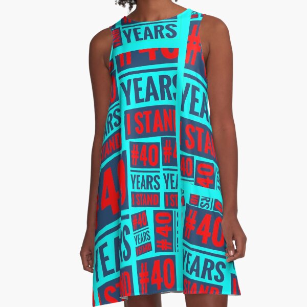 Item preview, #40YEARSISTAND - 40 YEARS I STAND (Turquoise, Red, Navy) designed and sold by kinkatstyle.