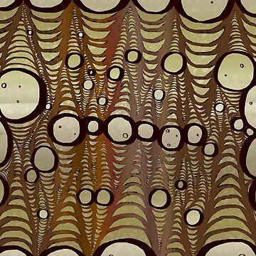 Artwork thumbnail, Abstract Circles Gold by BlazeraptorGirl