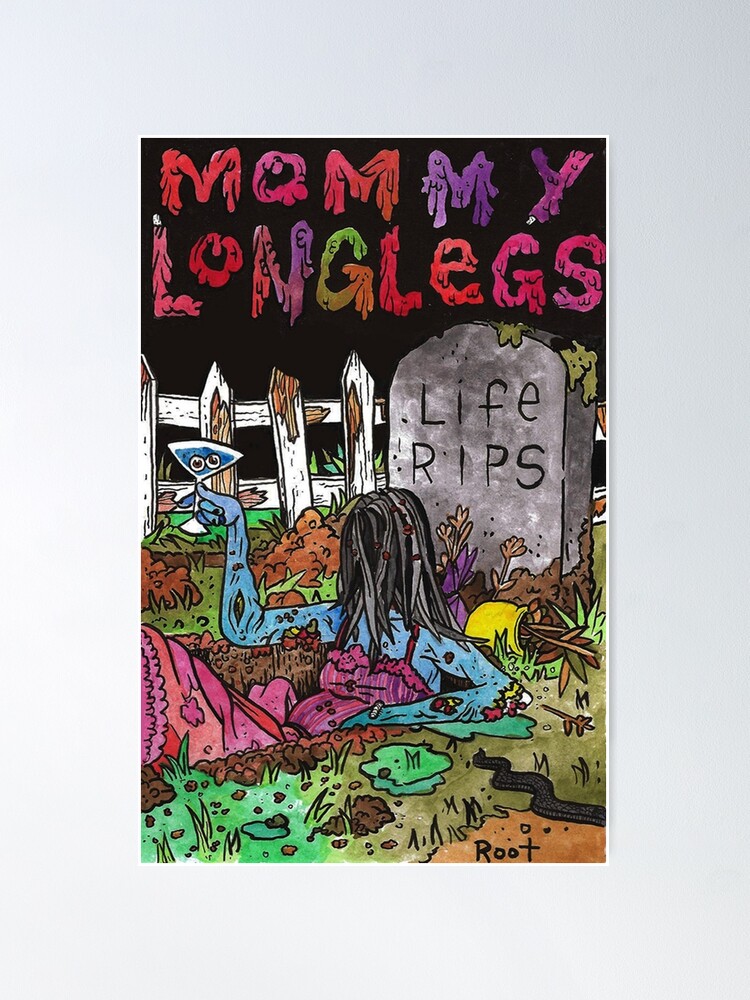 mommy long legs life rips  Art Print for Sale by amberluvsbugs