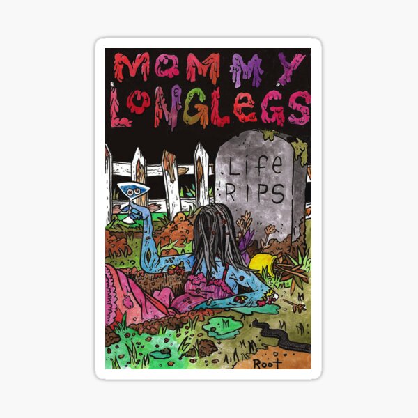 mommy long legs family Sticker for Sale by sonialimf