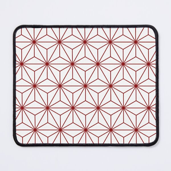 Item preview, Hemp Leaves - Asanoha Red- Japanese Patterns designed and sold by royumi.
