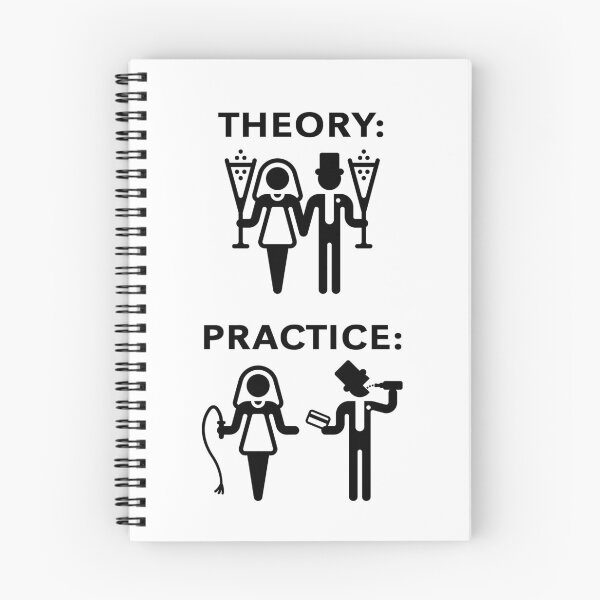 Item preview, Theory & Practice / Bride & Groom (Wedding / Black) designed and sold by MrFaulbaum.
