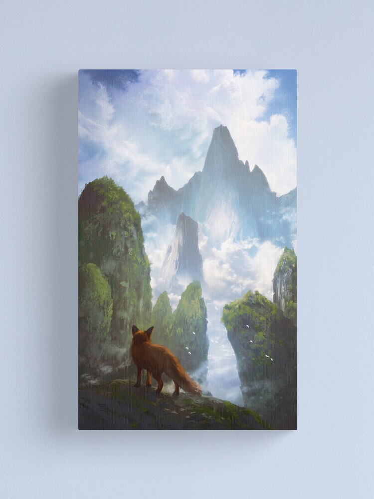 Alternate view of The path Canvas Print