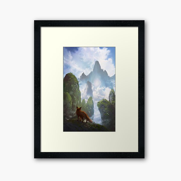 The path Framed Art Print