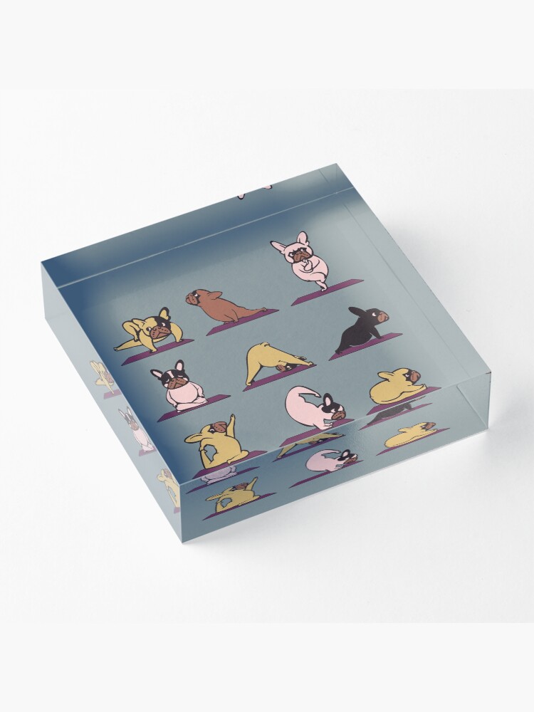 Alternate view of Frenchie Yoga Acrylic Block