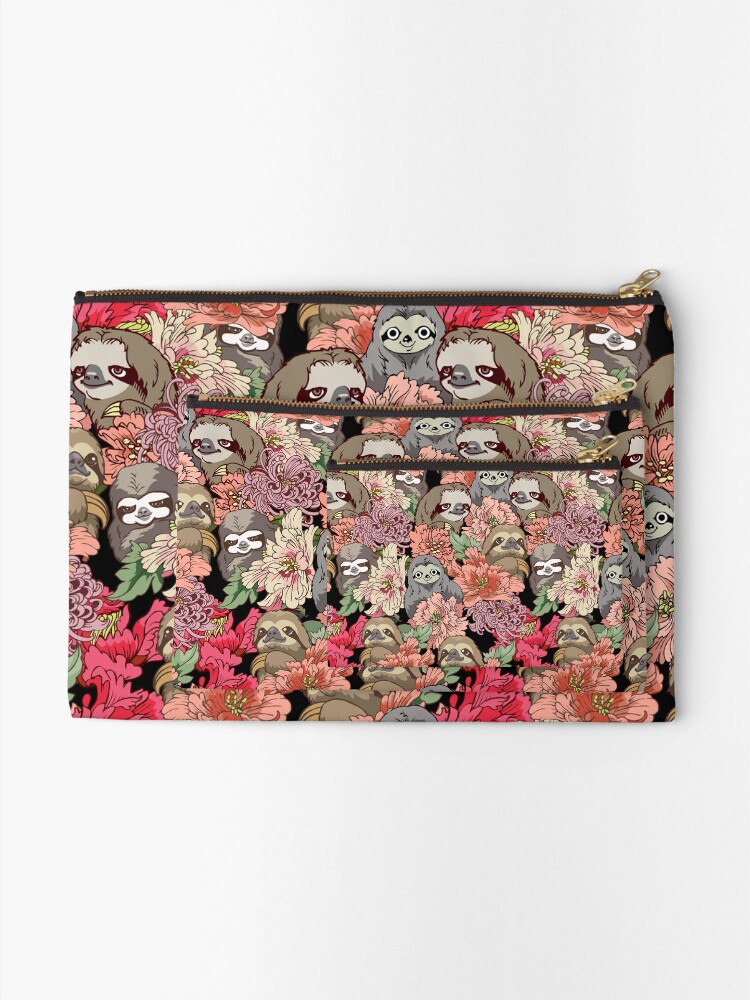 Alternate view of Because Sloths Zipper Pouch