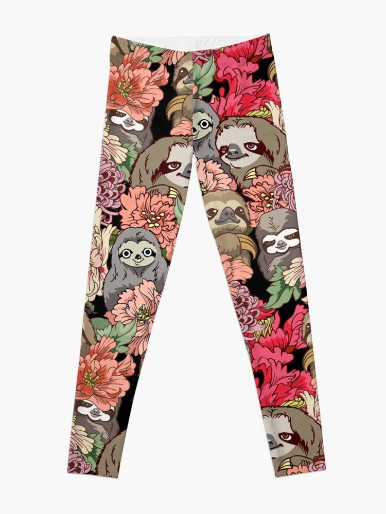 Alternate view of Because Sloths Leggings