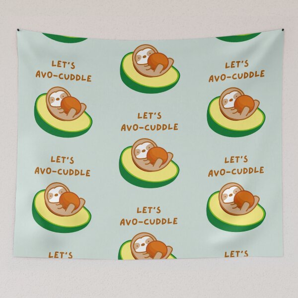 Item preview, Let’s Cuddle Avocado Sloth  designed and sold by theslothinme.