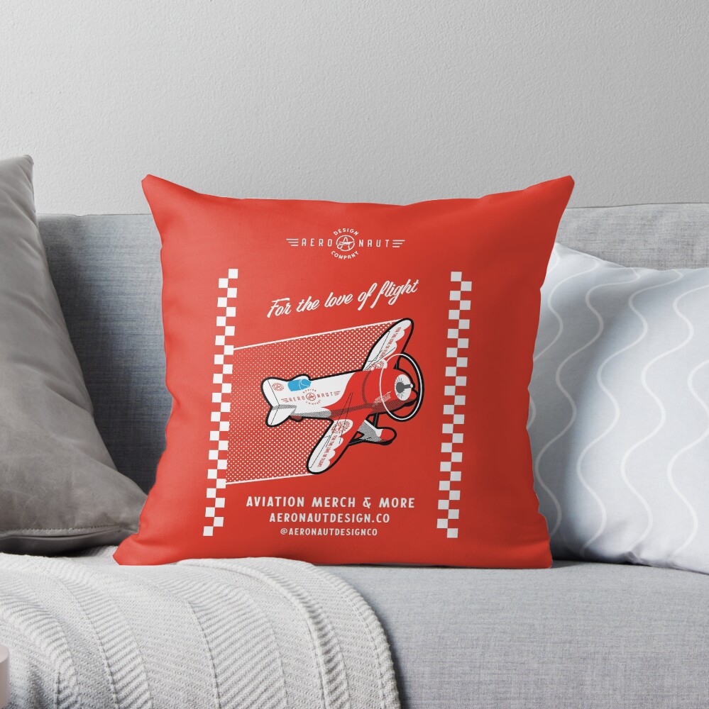 Item preview, Throw Pillow designed and sold by Aeronautdesign.