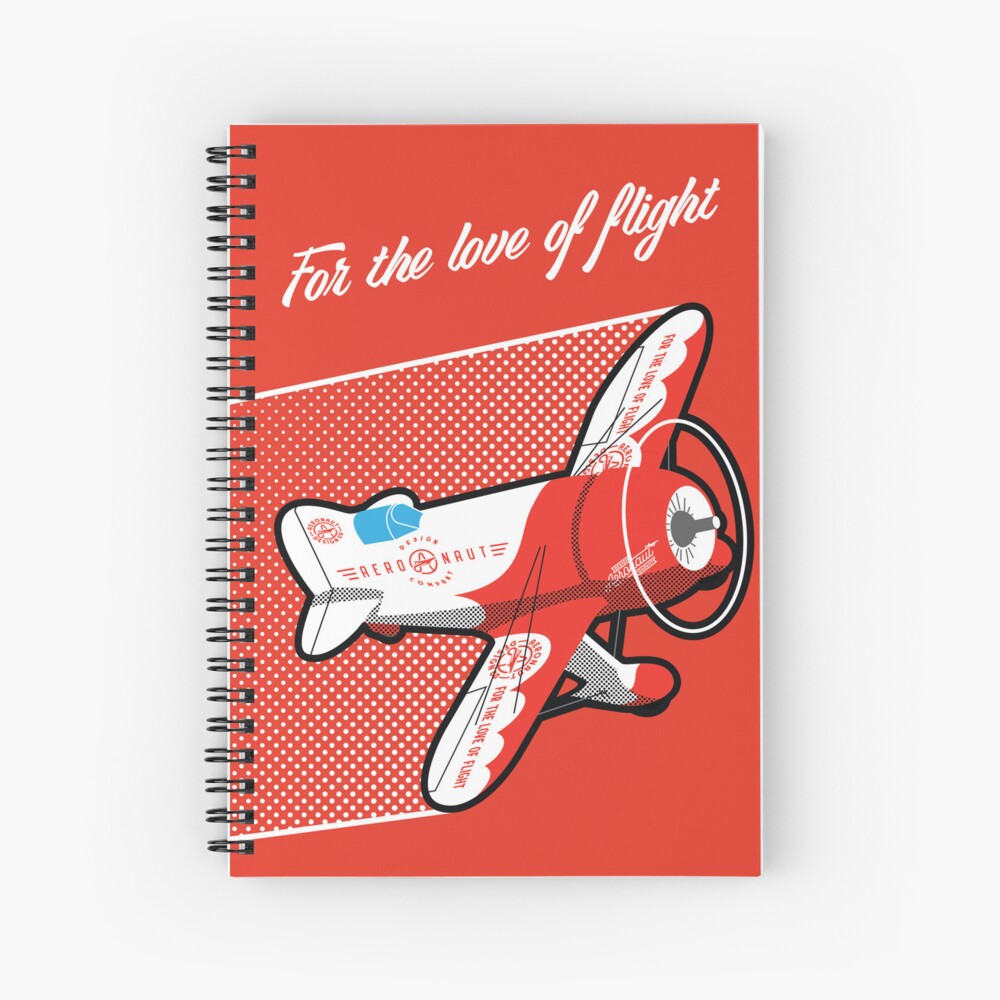 Item preview, Spiral Notebook designed and sold by Aeronautdesign.