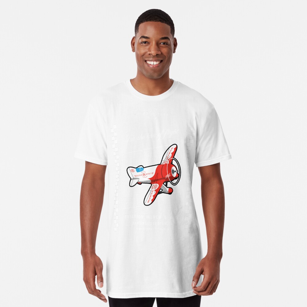 Item preview, Long T-Shirt designed and sold by Aeronautdesign.