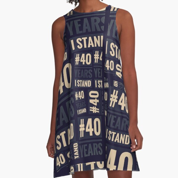 Item preview, #40YEARSISTAND - 40 YEARS I STAND (Navy &Tan) designed and sold by kinkatstyle.