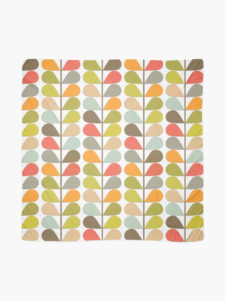 Thumbnail 2 of 3, Scarf, Retro 60s Midcentury Modern Pattern designed and sold by Makanahele.