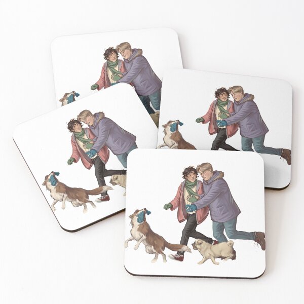 Item preview, Nick and Charlie Heartstopper Dog walking designed and sold by ElliottKiti.