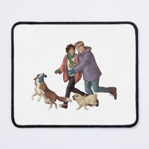 Item preview, Nick and Charlie Heartstopper Dog walking designed and sold by ElliottKiti.
