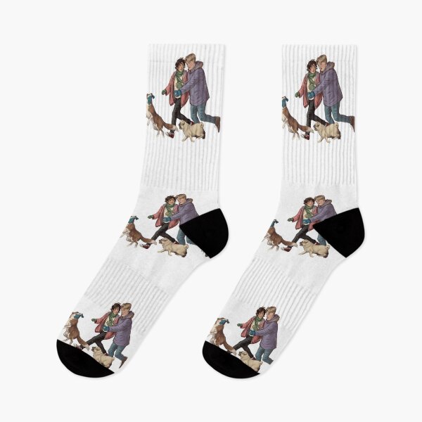 Item preview, Nick and Charlie Heartstopper Dog walking designed and sold by ElliottKiti.