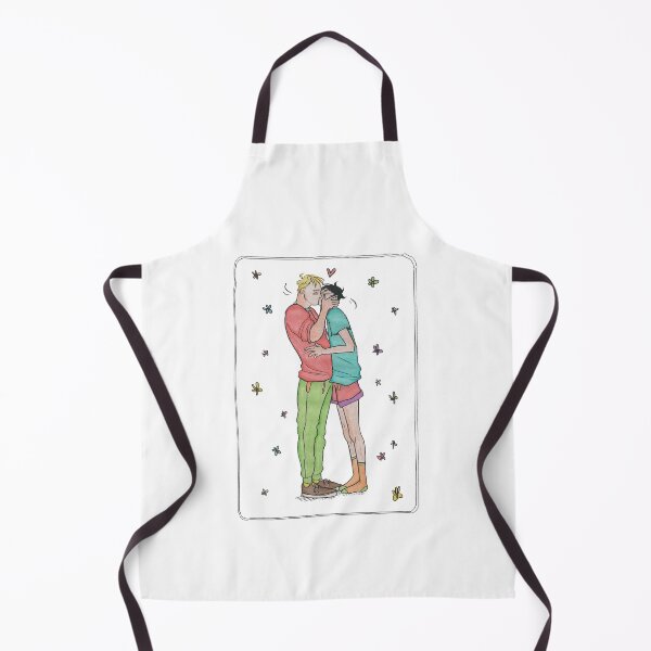 Item preview, Nick and Charlie heartstopper kiss color designed and sold by ElliottKiti.
