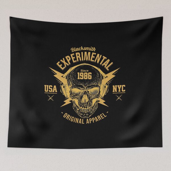 Item preview,  Blacksmith experimental original apparel-since 1986-USA-NYC-skull-skull design-skull bone designed and sold by PacePoint.
