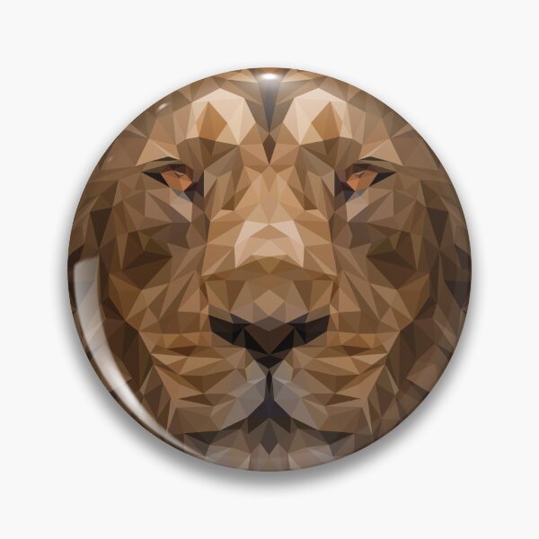 Item preview, Geometric Lion Portrait designed and sold by Candice Davis.