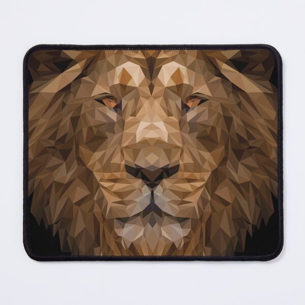 Item preview, Geometric Lion Portrait designed and sold by Candice Davis.