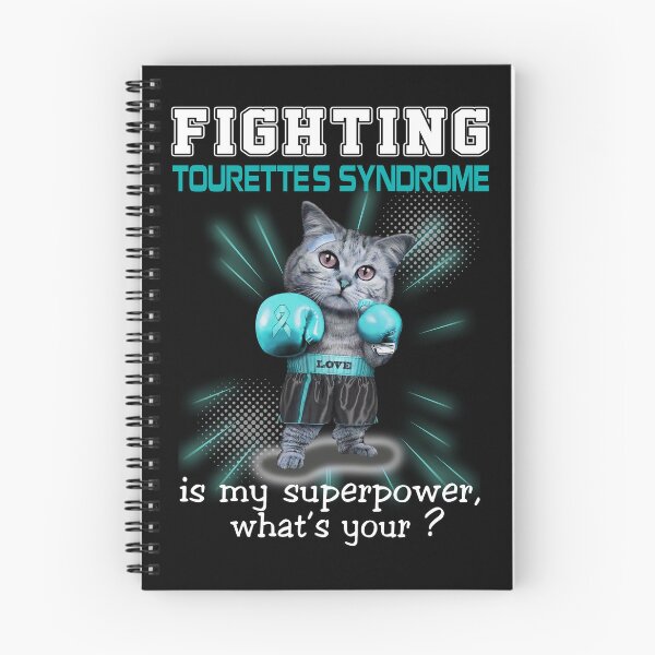 Item preview, Funny Cat Fighting Tourette's Syndrome Is My Superpower What's Your designed and sold by Kohend.
